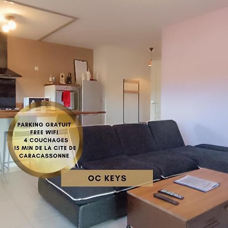 *Le Cocon Bistroquet*Oc.Keys/Terrasse/ Parking Apartamento Carcassonne Exterior foto